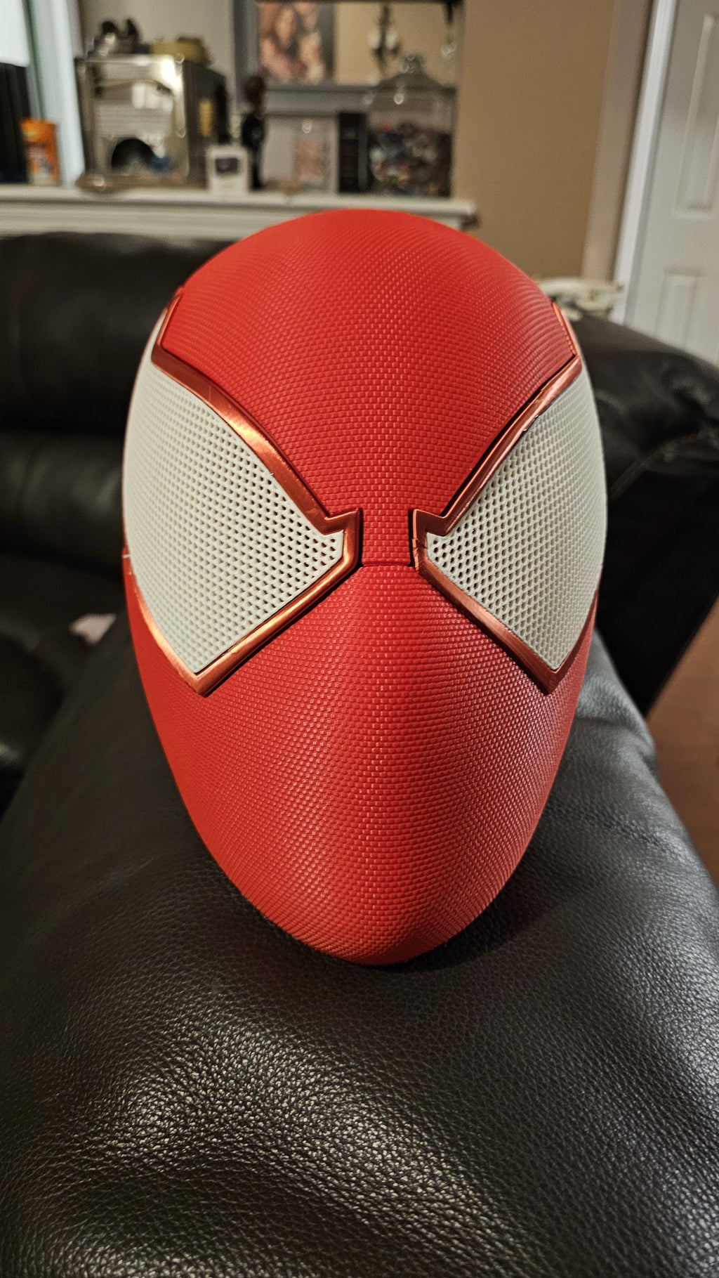 Scarlet Spider-Man Helmet - 3D Printed Cosplay / Display / Halloween