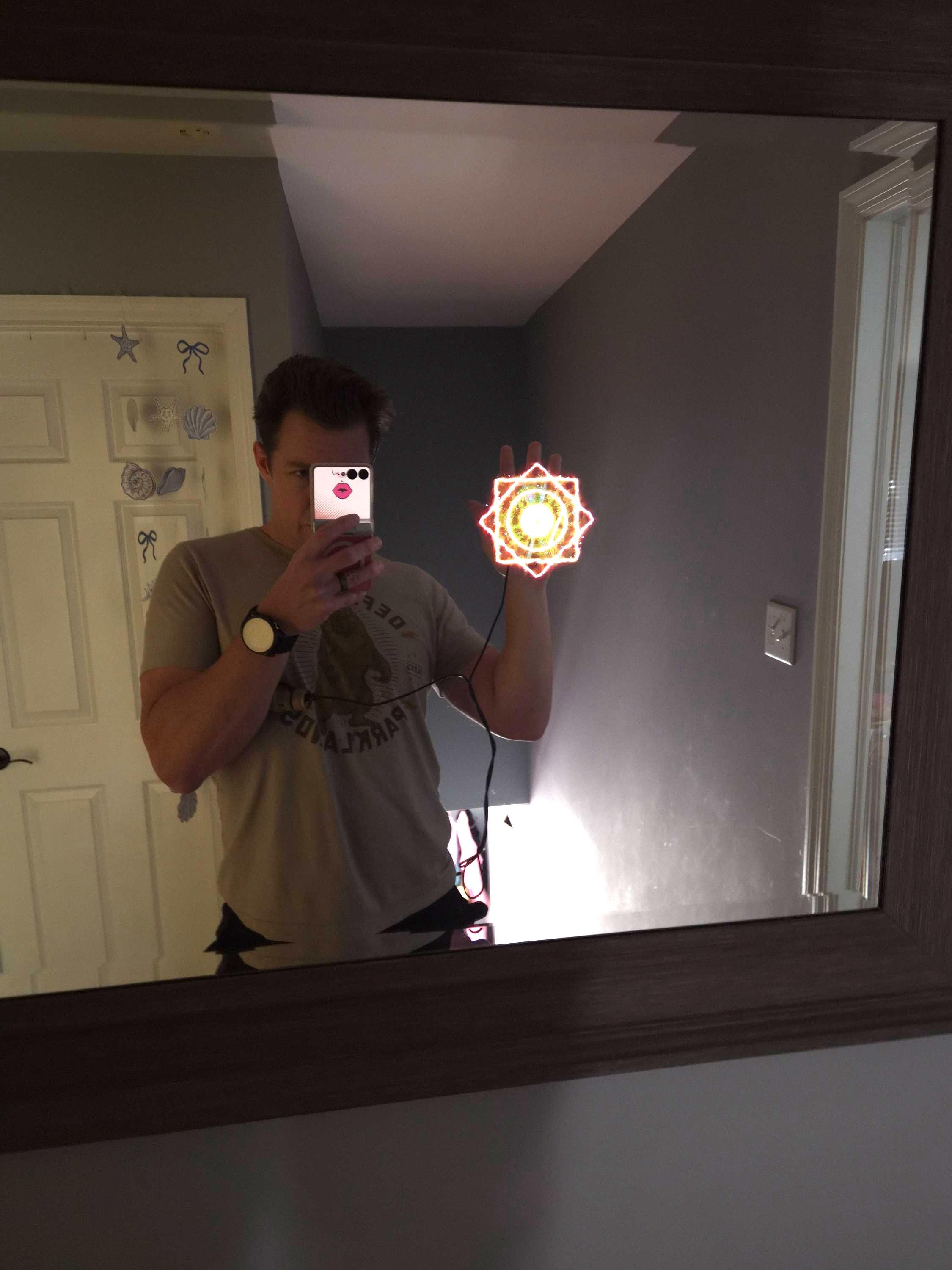 Dr. Strange - Working Handheld Holographic Spell Circle - 6 Pre-Programmed Spells Comic-Con Cosplay Halloween