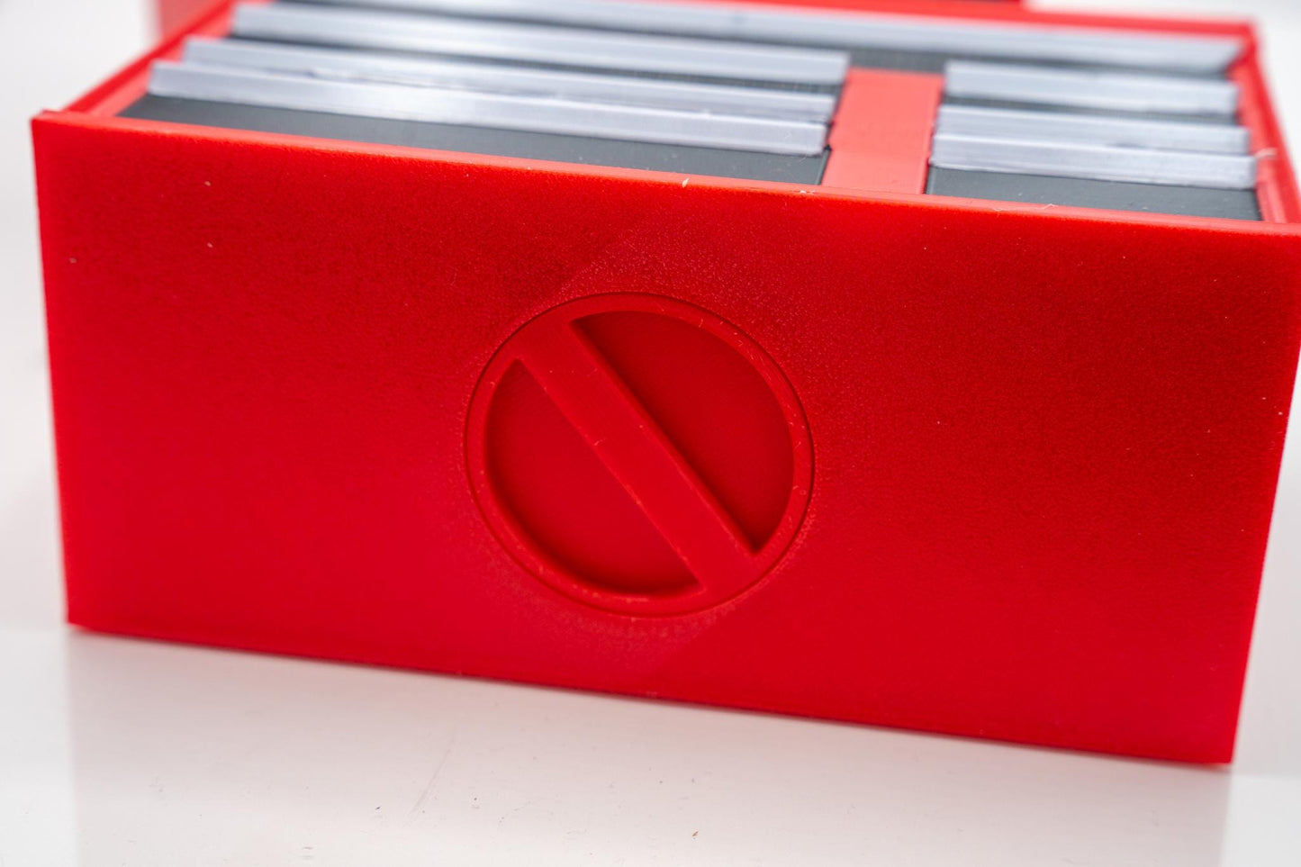 Toolbox Bank with Hinged Working Lid - Inspired by Rolling Cart Big Toolbox Brands Piggy Bank