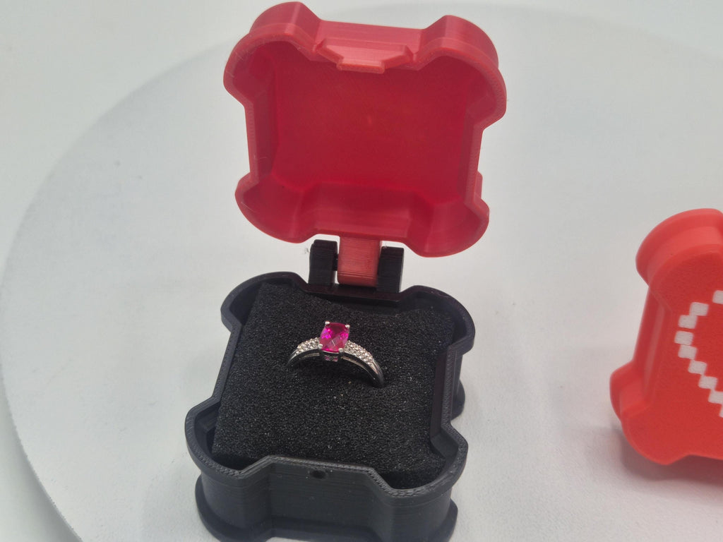 Packout Inspired Ring Box | Valentine's Day 3D Printed Mini "Tool" Box with Satisfying Snap Lid