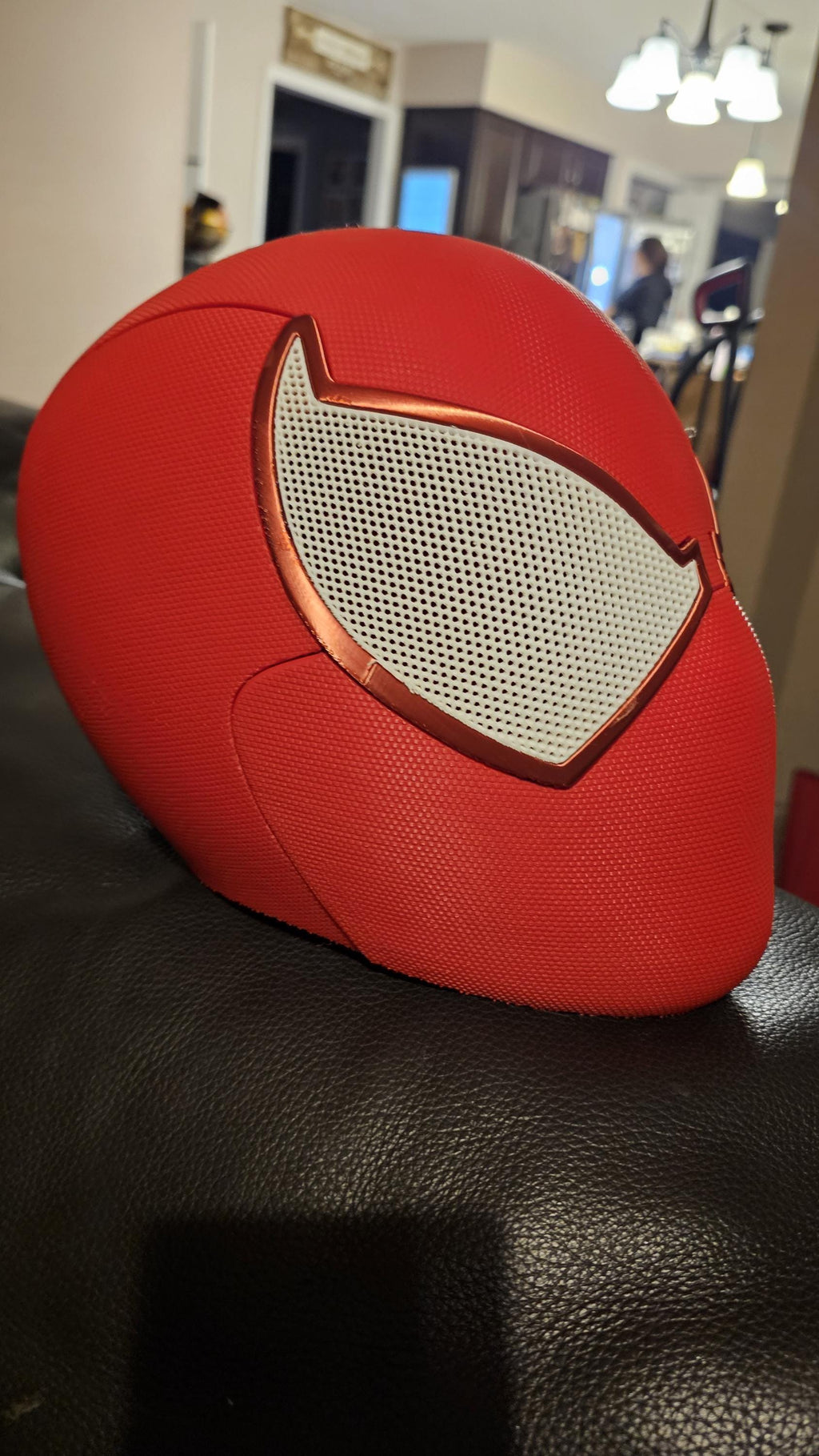 Scarlet Spider-Man Helmet - 3D Printed Cosplay / Display / Halloween