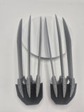 Wolverine Claws with Gripper & Backplate - 3D Printed Cosplay / Halloween