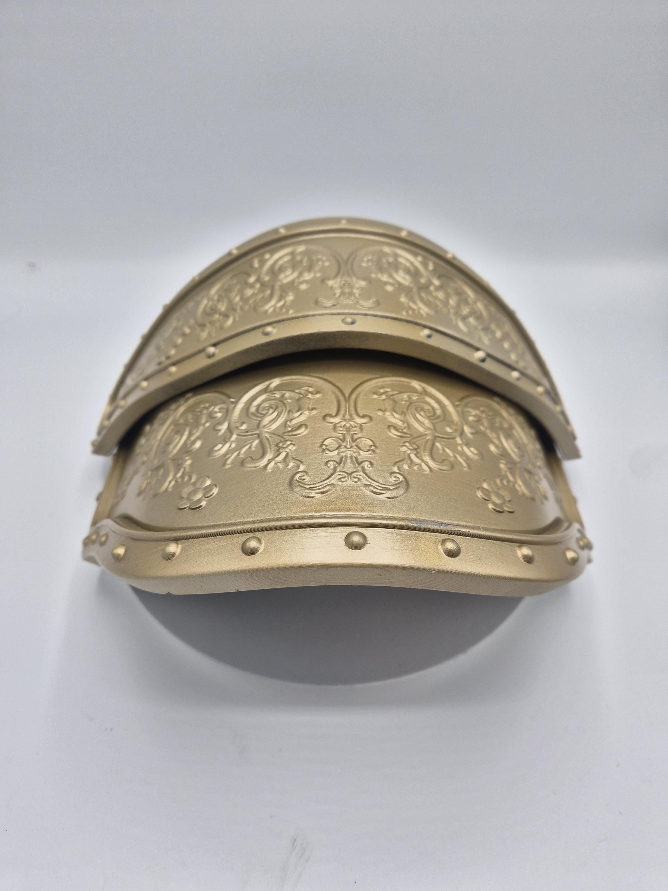 Rumi Golden Shoulder Pauldrons / Shoulder Pads - Multiple Sizes- 3D Printed