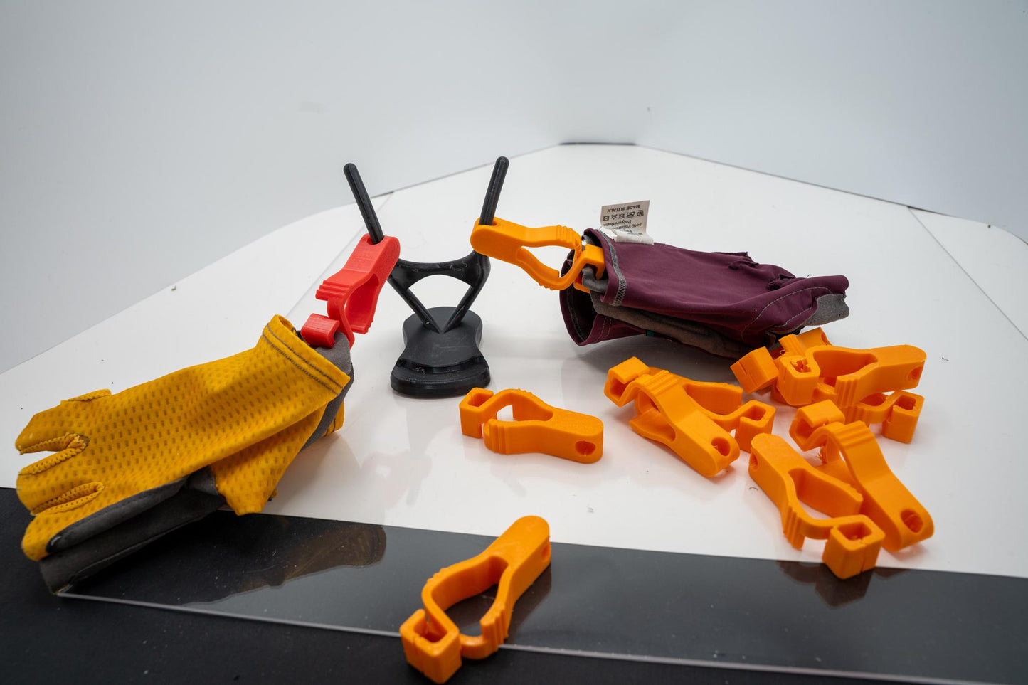 Glove Clips 4-Pack / Hooks for Organization - Keep Pairs Together, Hang Them Up, Get Organized!