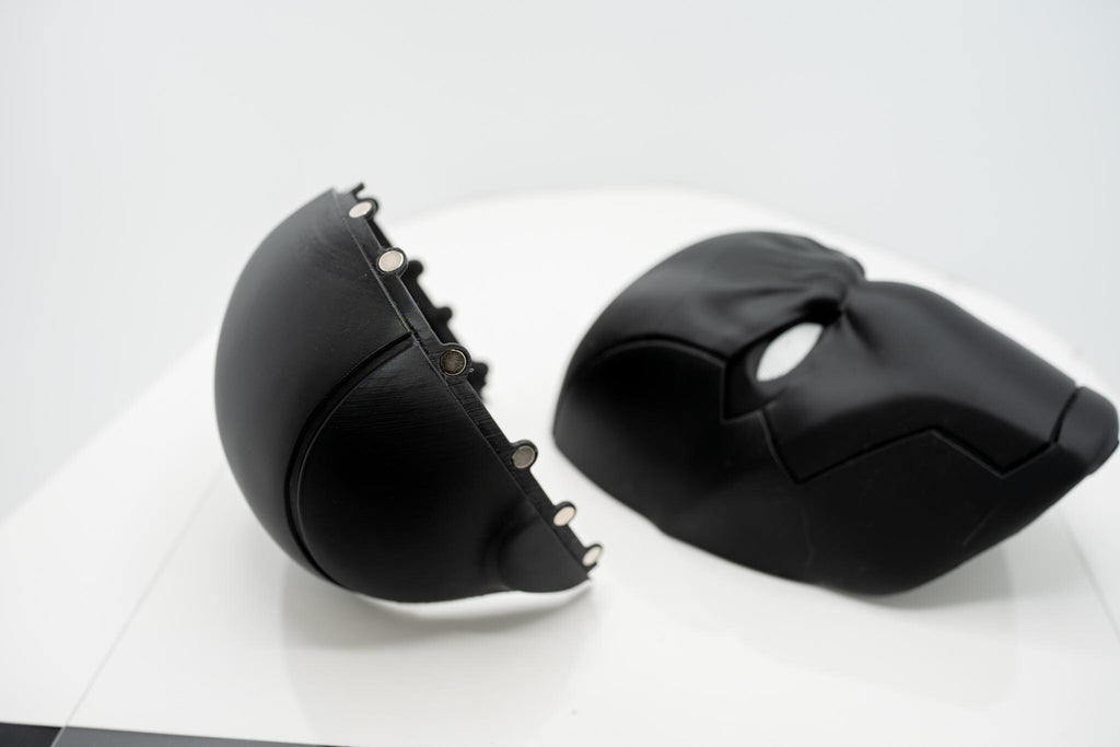 Red Hood Inspired Comic 3D Printed Helmet – Redhood Cosplay - 3 Different Levels of Finish!