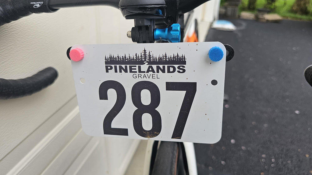 Racing Number Bracket V2 for Cycling / Bicycling - Custom Color Mounting Bracket for Race Numbers Timing Chips - Gravel, Road, MTB! Only 9g!