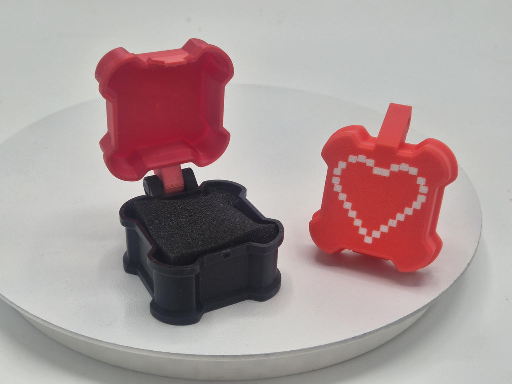 Packout Inspired Ring Box | Valentine's Day 3D Printed Mini "Tool" Box with Satisfying Snap Lid