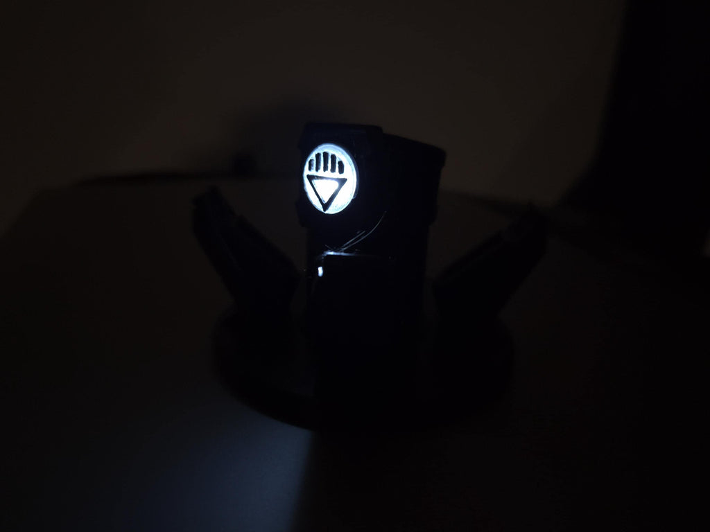 Lantern Corps - Working LED Light Up Cosplay Rings - Green Orange Red Yellow Lantern / Lanterns
