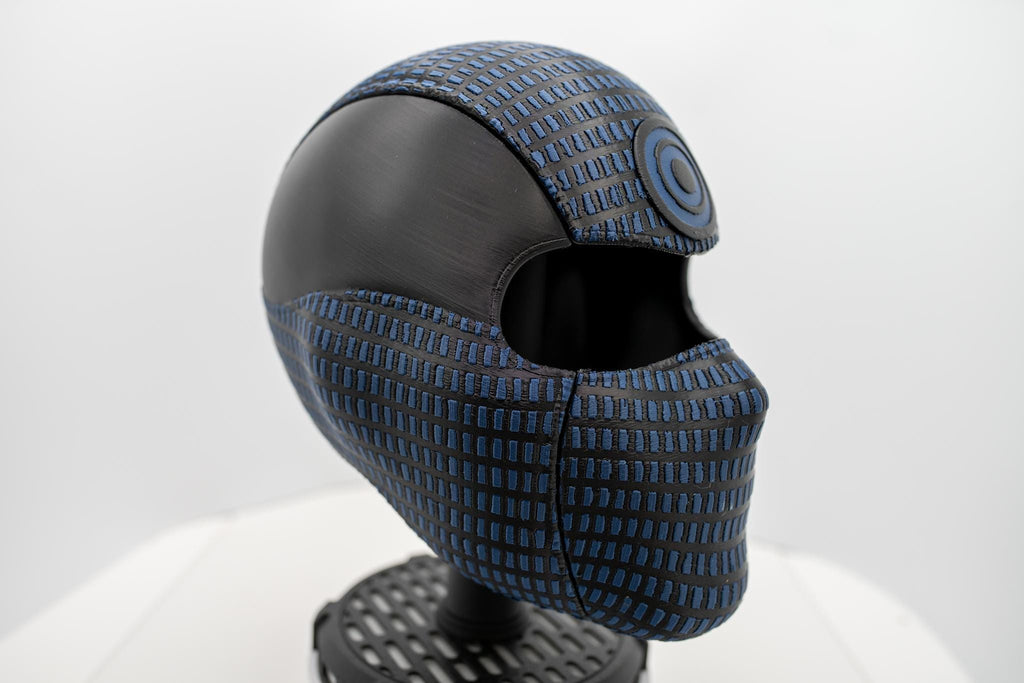 Bullseye Inspired Helmet + Free Knife - 3D Printed Cosplay / Display / Halloween