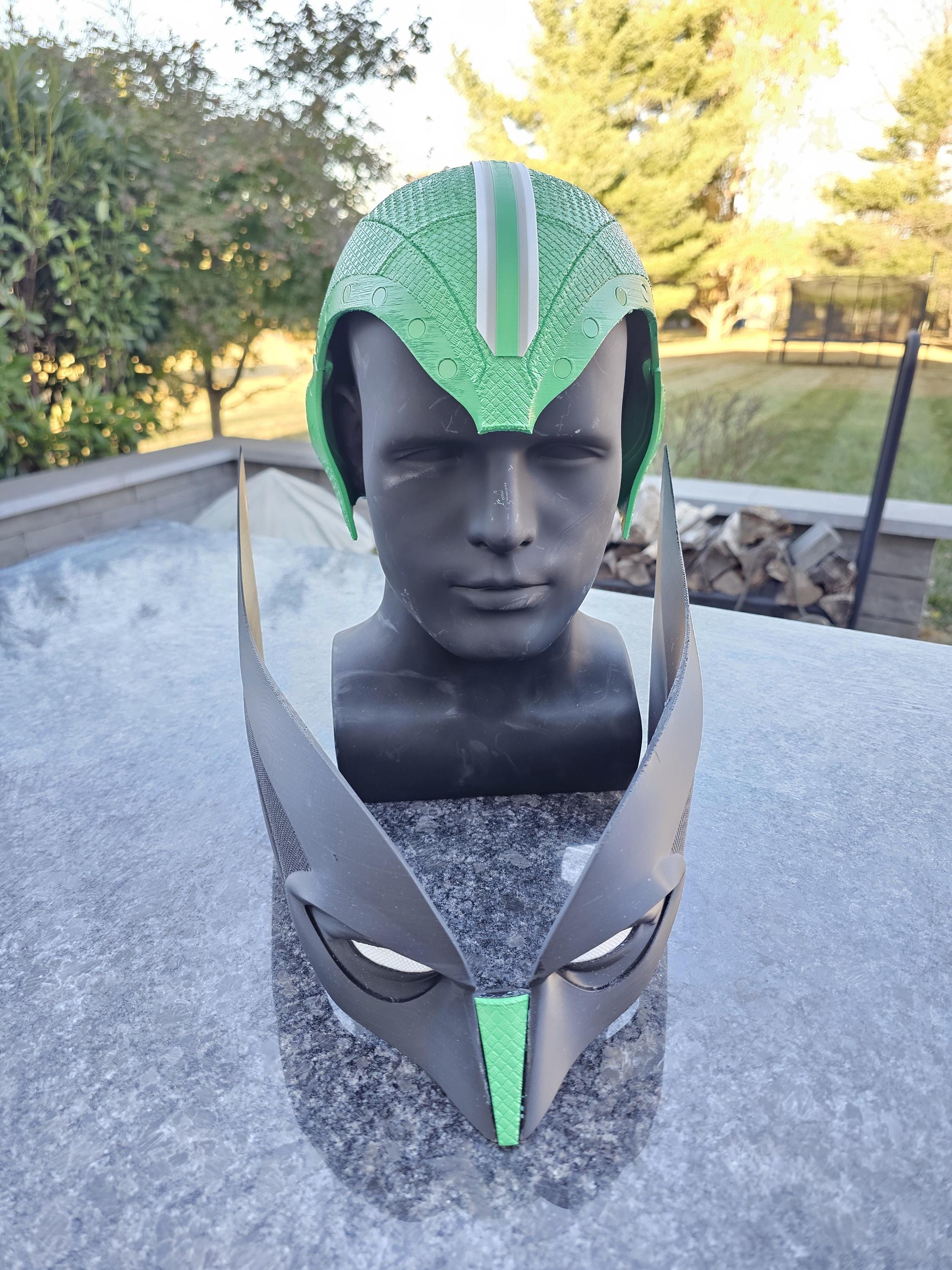 Philadelphia Eagles Themed Wolverine Cowl - 3D Printed Helmet