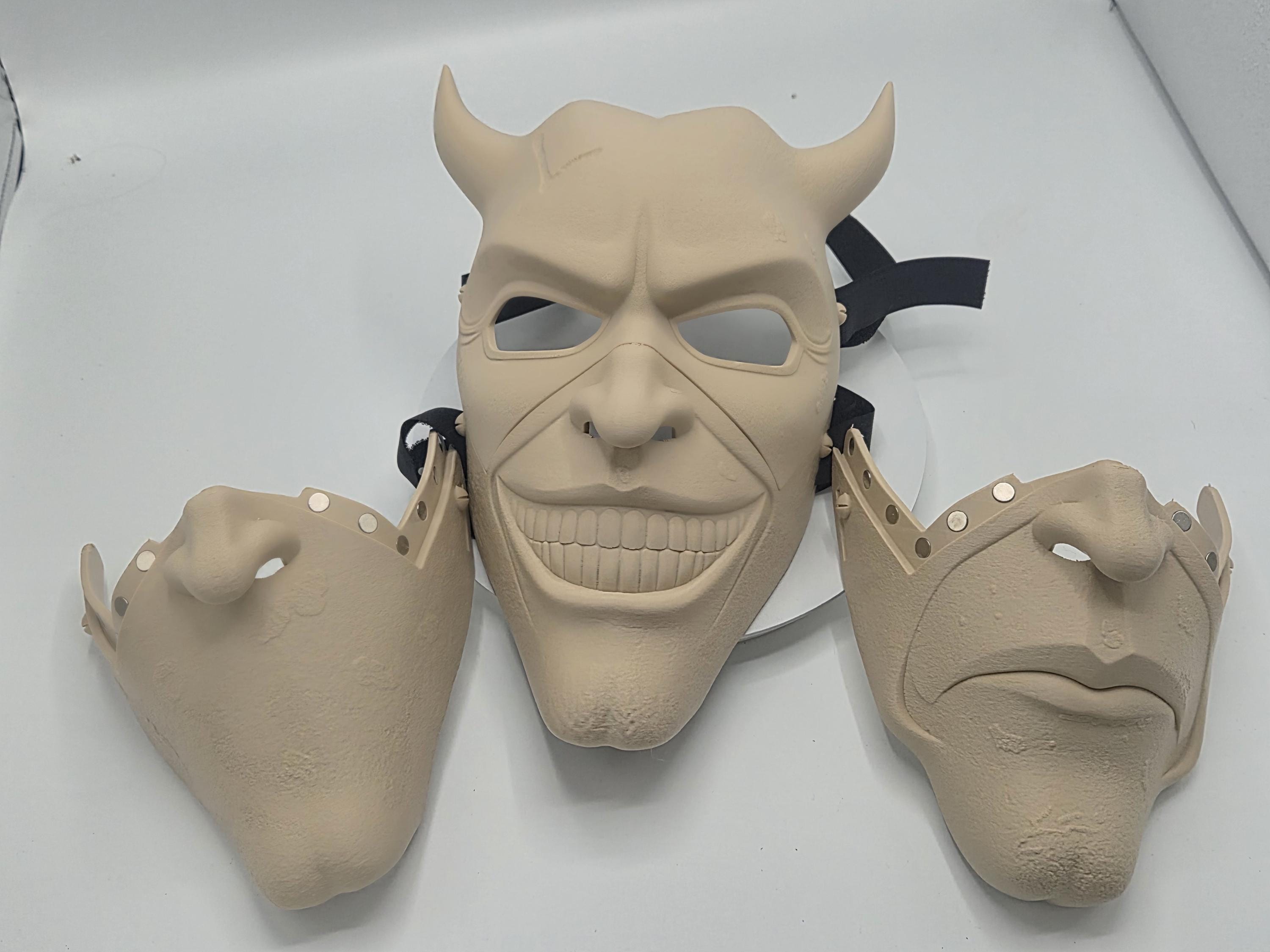 The Grabber from Black Phone | 3D Printed Grabber Mask Set w/ Interchangeable Mouths