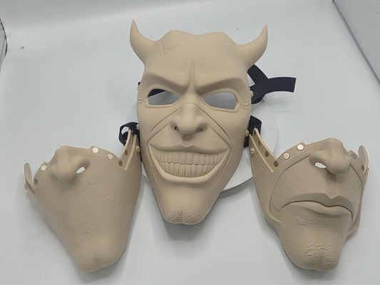 The Grabber from Black Phone | 3D Printed Grabber Mask Set w/ Interchangeable Mouths