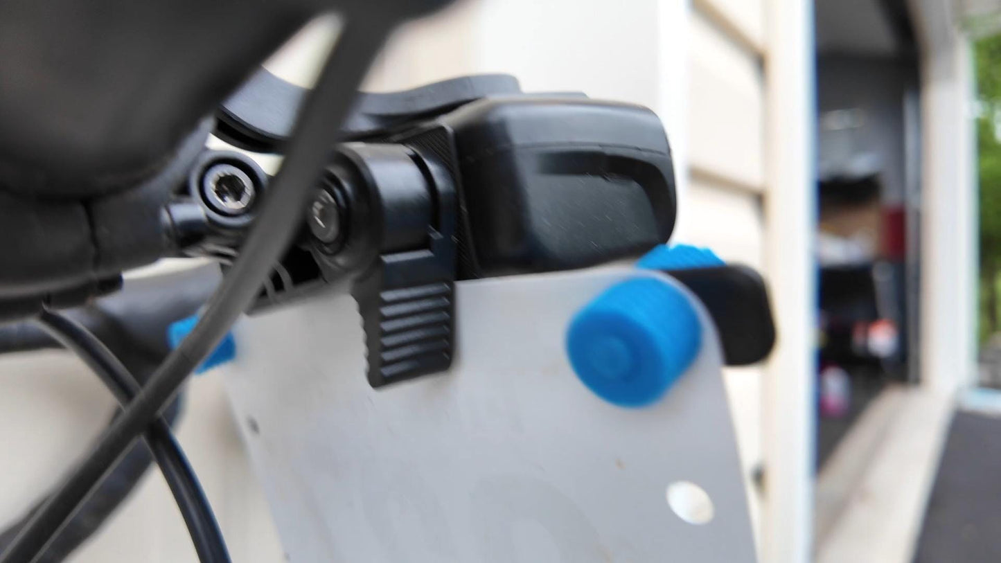 Quick Release Race Number Bracket for Outbound Lighting Detour - Mounting Bracket for Race Numbers Timing Chips - Gravel, Road, MTB Cycling