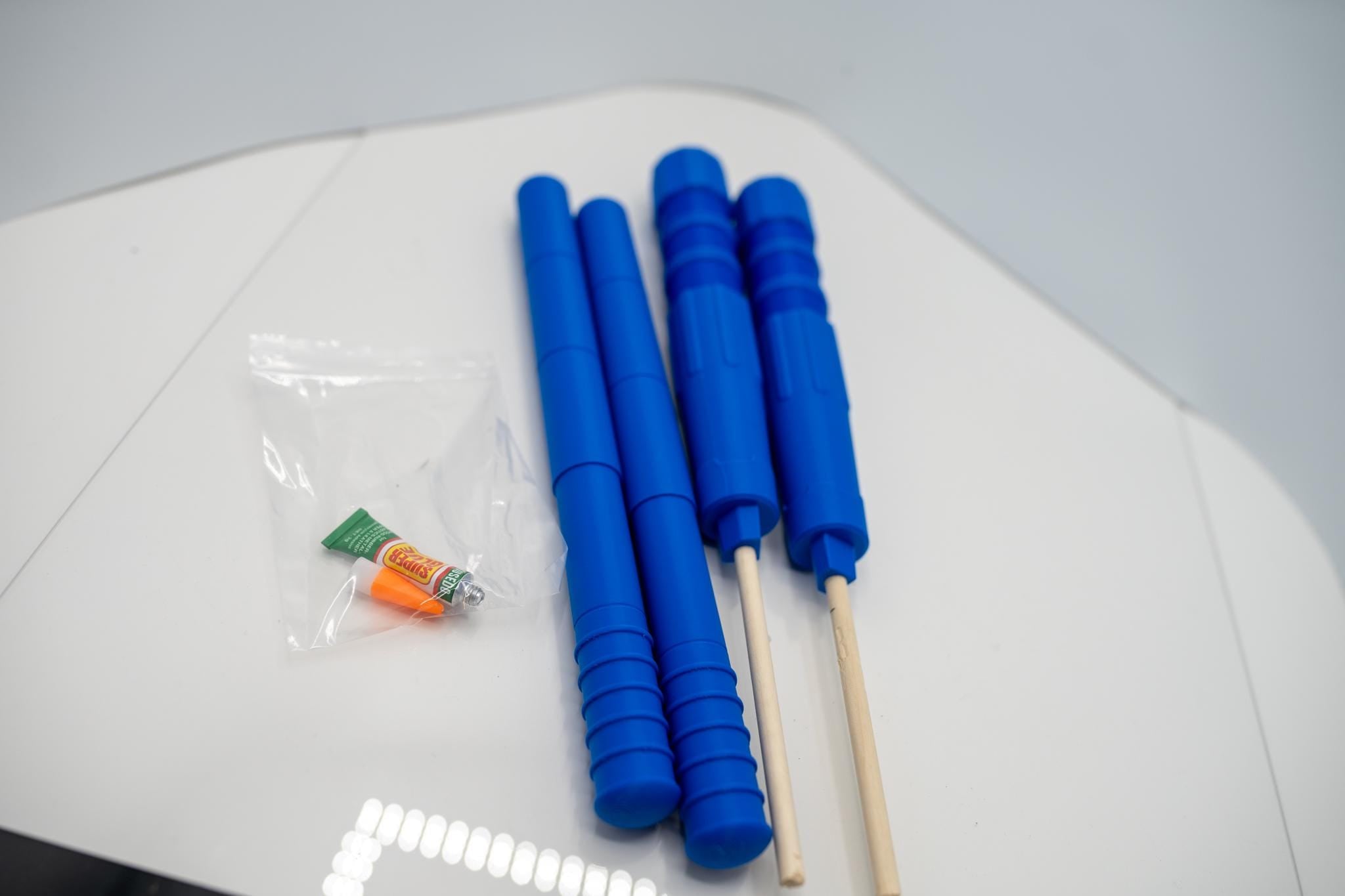 Nightwing Escrima Sticks Kit | Cosplay Costume Weapons | Choose Your Color!