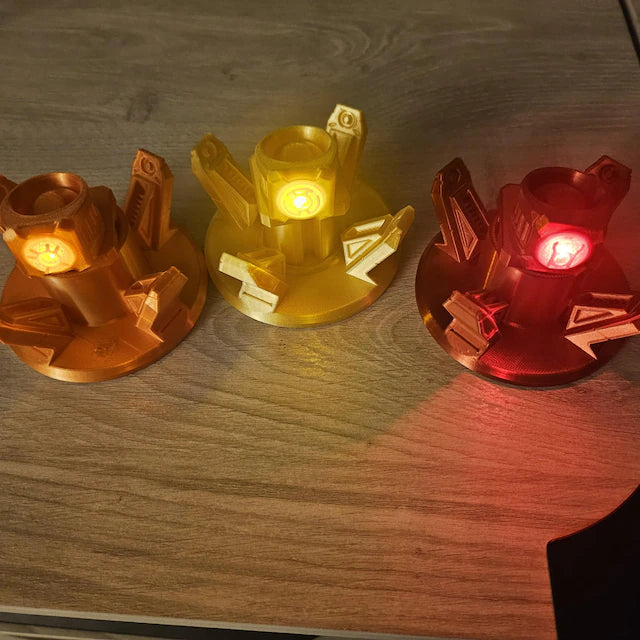 Custom LED Cosplay Ring with Display Stand